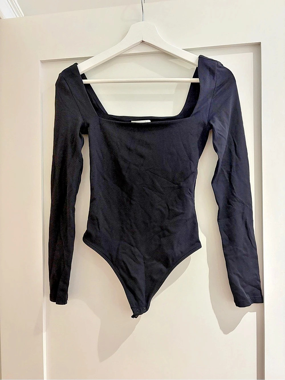 Babaton Contour Squareneck Longsleeve Bodysuit Black XS